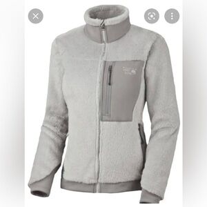 Mountain Hardwear Women’s Polartec High Loft Synchilla Full Zip Jacket Gray XS
